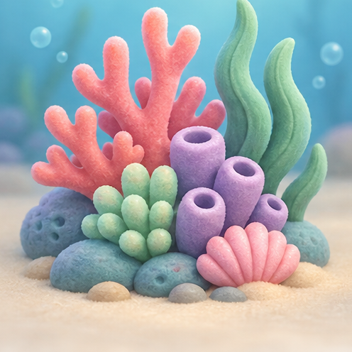 Coral marino 3LK