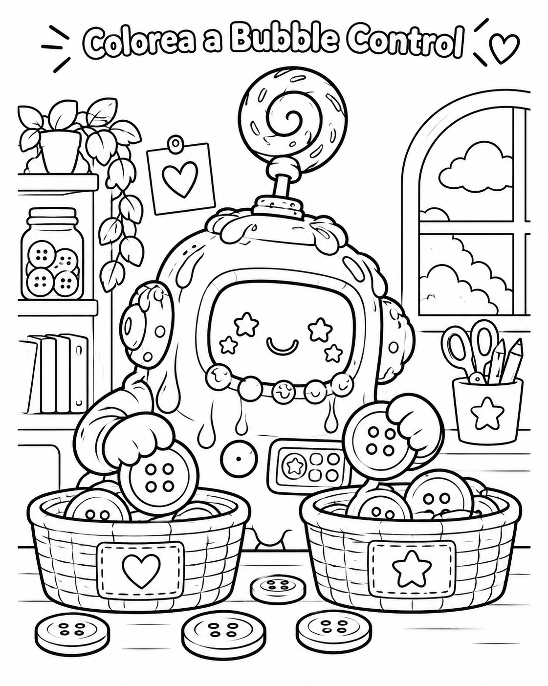 Bubble Control para colorear